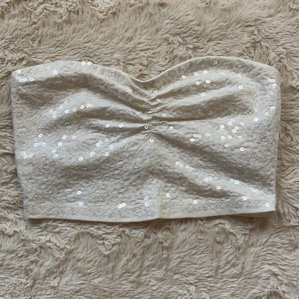 Sequin Bandeau Top